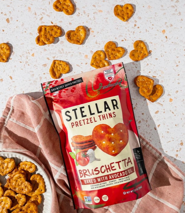 Stellar Pretzel Thins 7.2oz Bruschetta