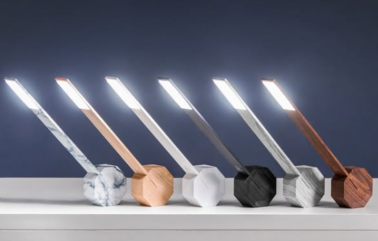 Gingko Design Octagon Portable Desk Lamp