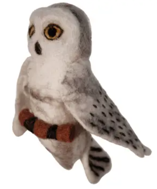dZi Handmade Snowy Owl Woolie Bird