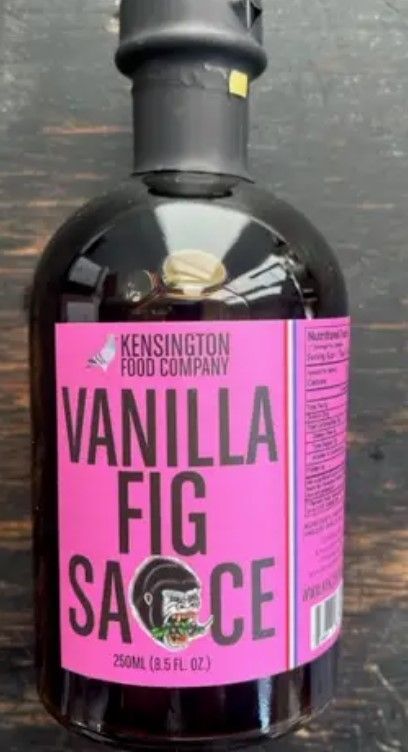 Kensington Food Co Vanilla Fig Infused Balsamic Vinegar Sauce