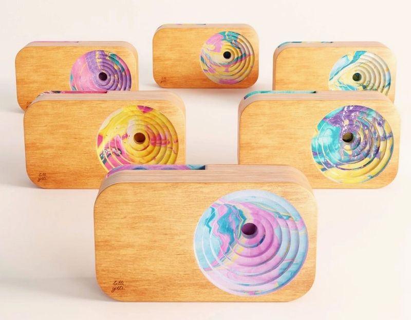 Bitti Gitti Design Workshop Marble Wooden Sound System