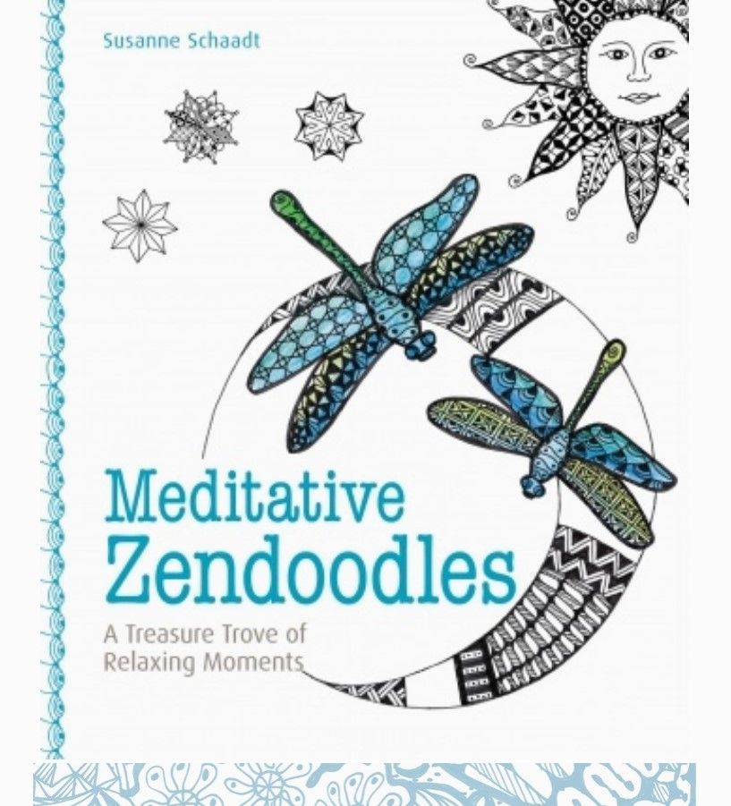 Red Feather Meditative Zendoodles
