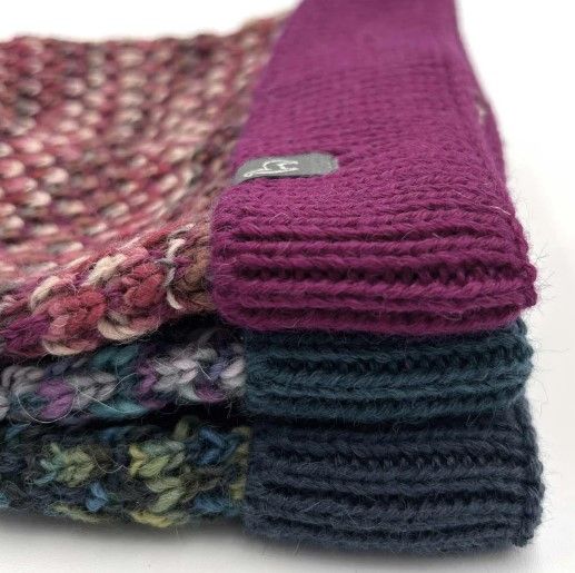 Shupaca Alpaca Multi Color Printed Alpaca Beanie Ladies