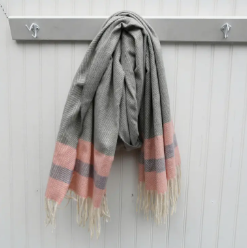 Chloe & Lex Pastel Stripes Super Soft Scarf