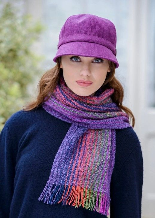 Mucros Weavers Mauve Womens Flapper Hat Pattern 163