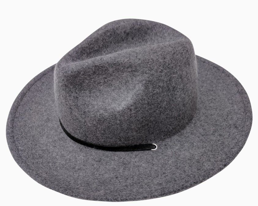 Chloe & Lex Grey 100% Wool Women's Western Hat MH137_GRY