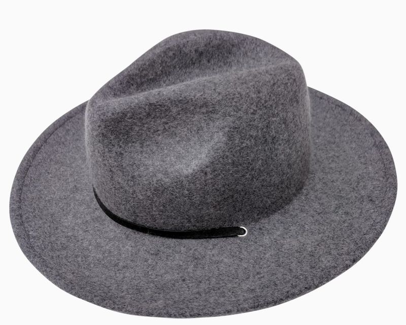 Chloe & Lex Grey 100% Wool Women's Western Hat MH137_GRY