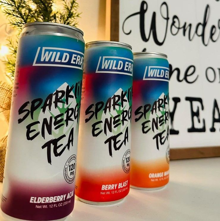 Wild Era Sparkling Energy Tea Drinks 