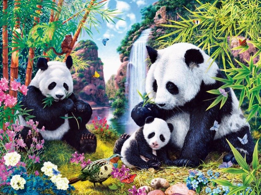Masterpieces Puzzles Shangri La Glow in the Dark Hidden Images - 500 Pieces