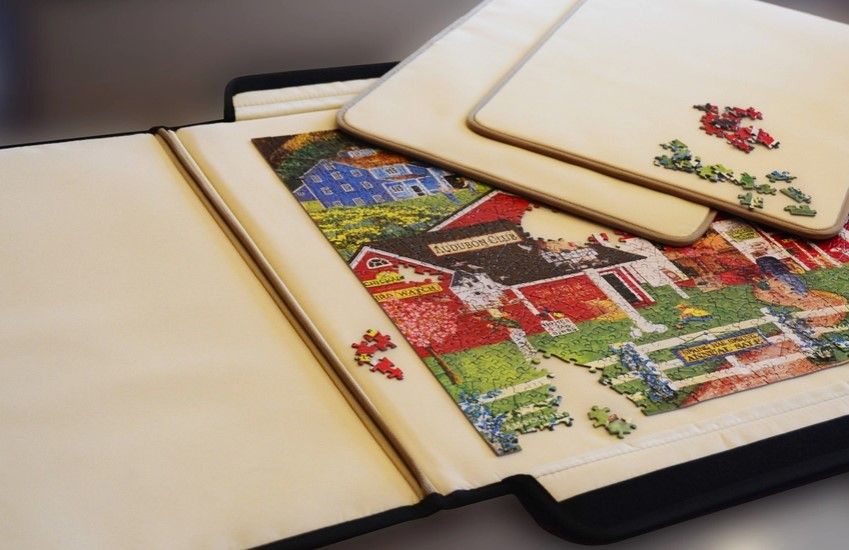 Masterpieces Puzzles Foldable Fabric Puzzle Table