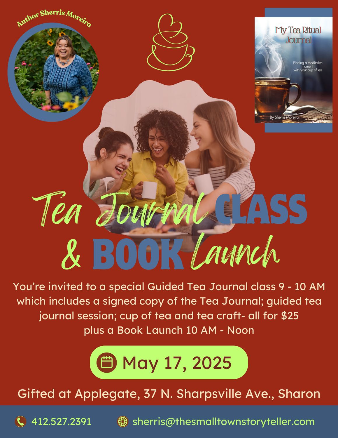Sherris Moreira - My Tea Ritual Journal Book Launch 