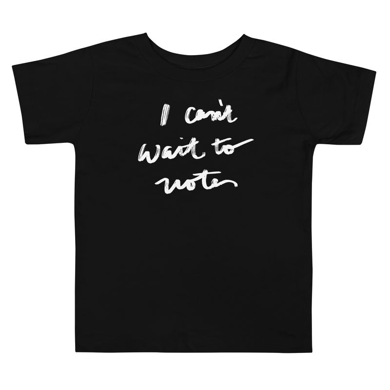 Black Signature Toddler Tee