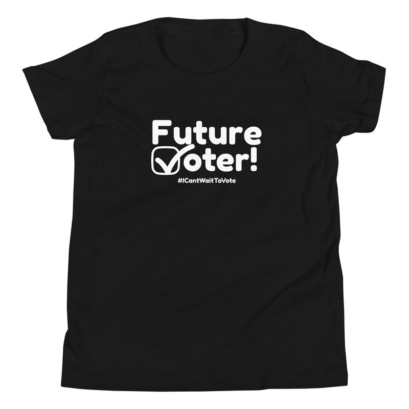 Future Voter Youth Tee #ICantWaitToVote (Multiple Colors)