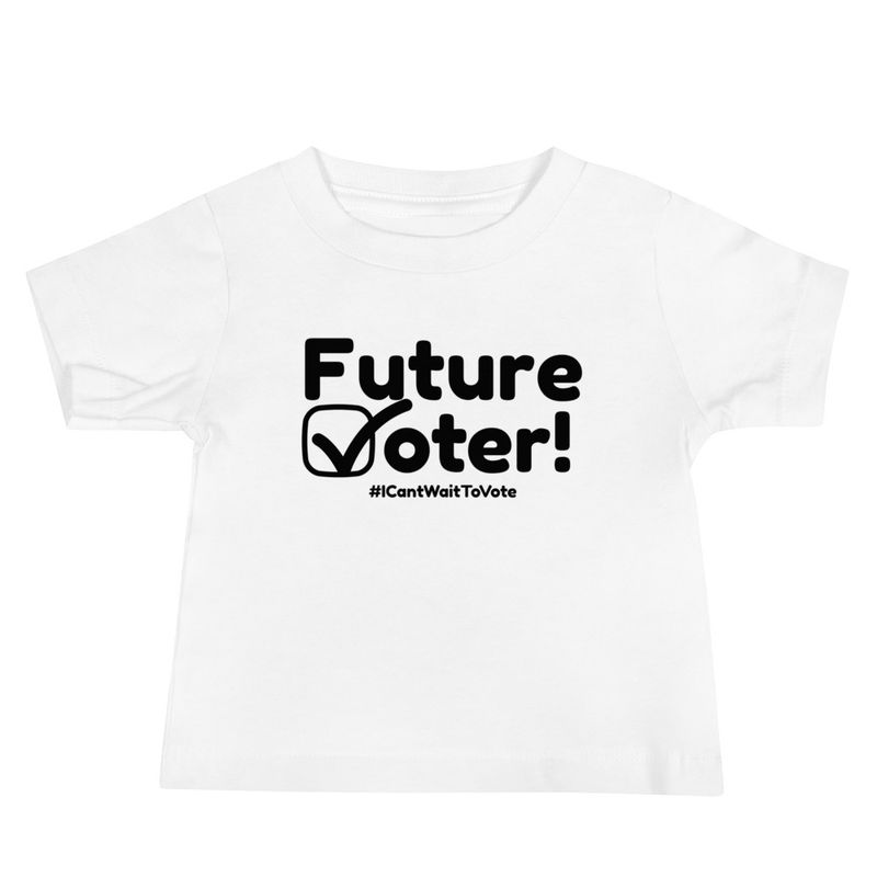 Future Voter Baby Tee (White)