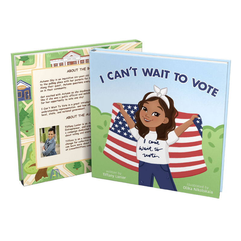 I Can't Wait To Vote Hardcover--Signed Copy