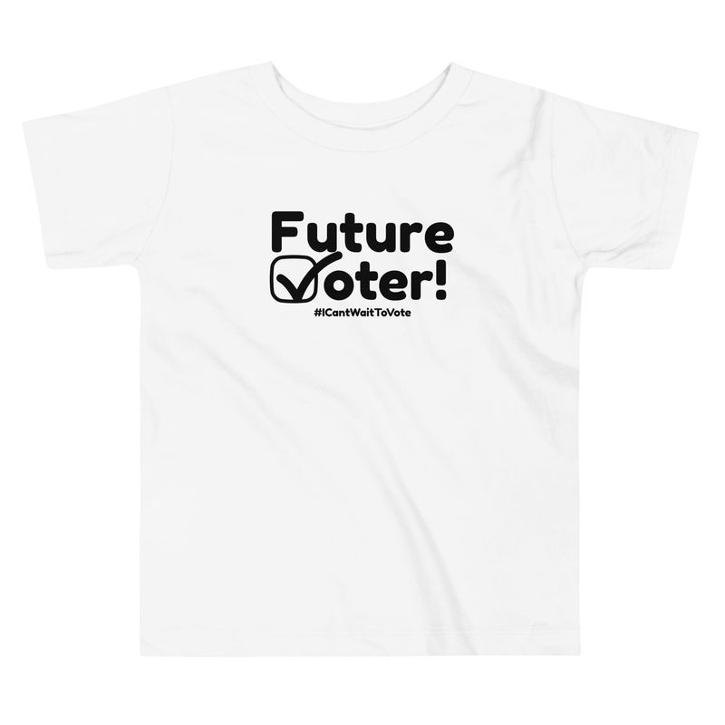 Future Voter Toddler Tee (White)