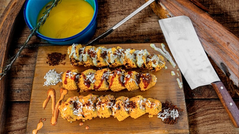Combo de 3 Elotes Tatemados Picados