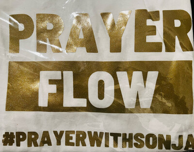 PrayerFlow Bold White w/Gold