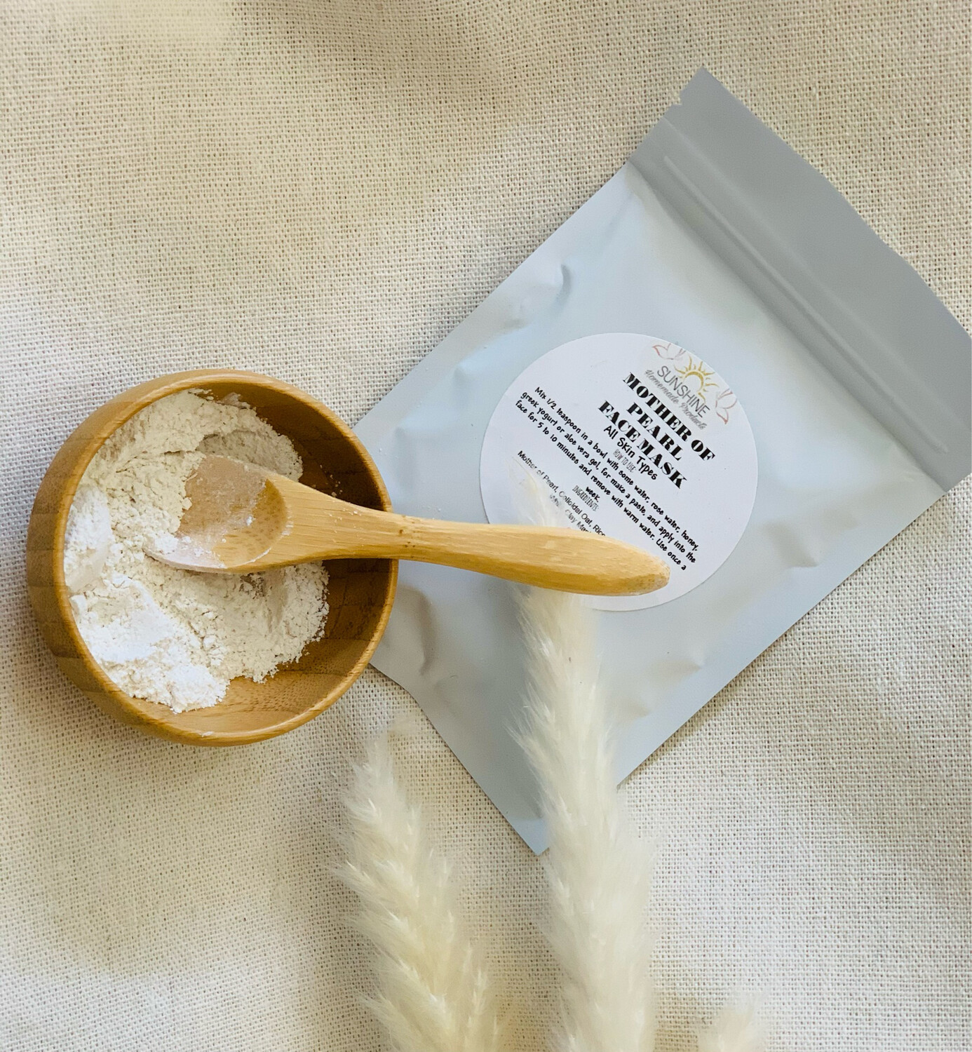 Mother of Pearl Face Powder Mask