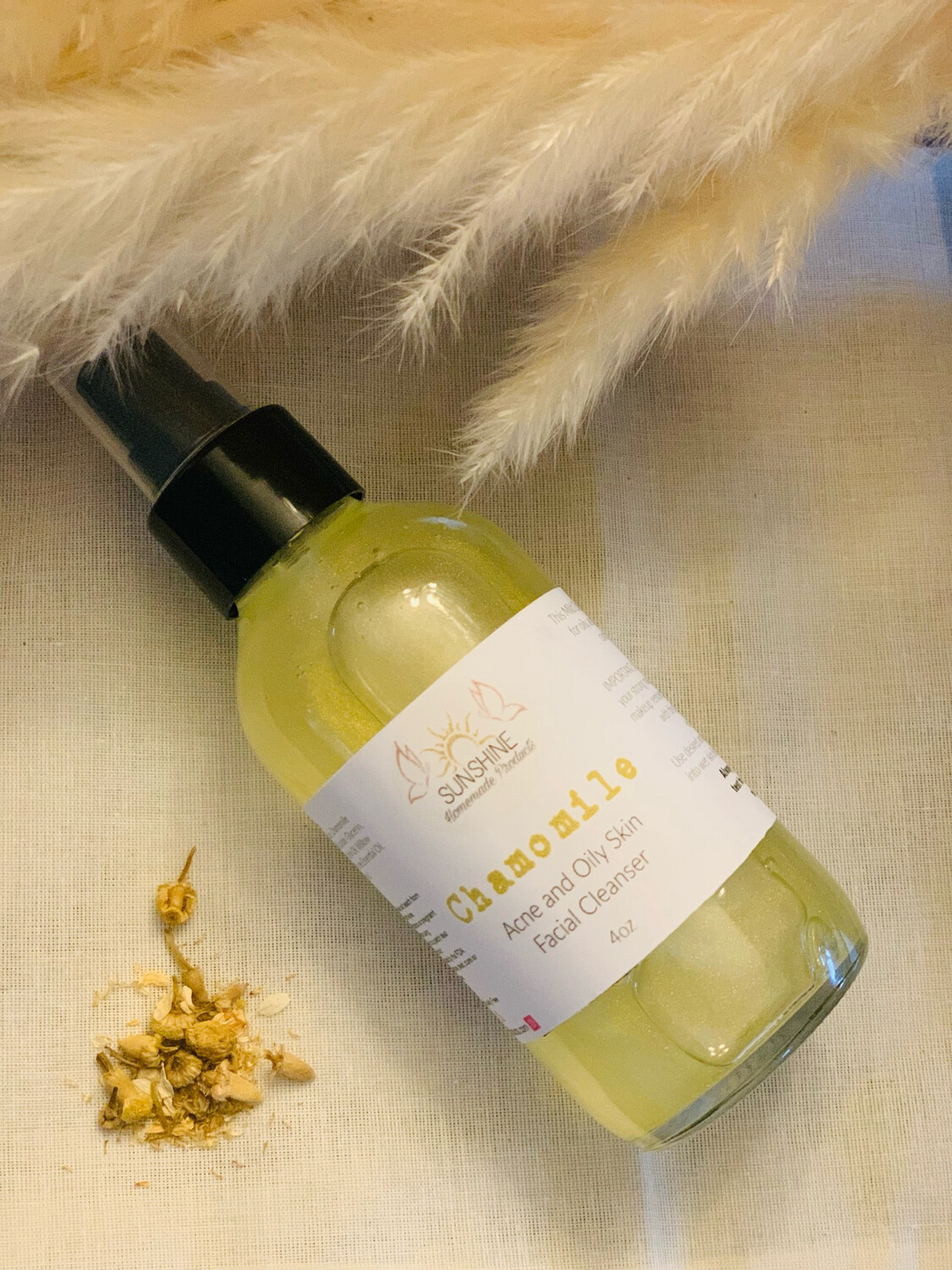 Chamomile and Tea tree Cleanser for Acne and Oily Skin 8 oz