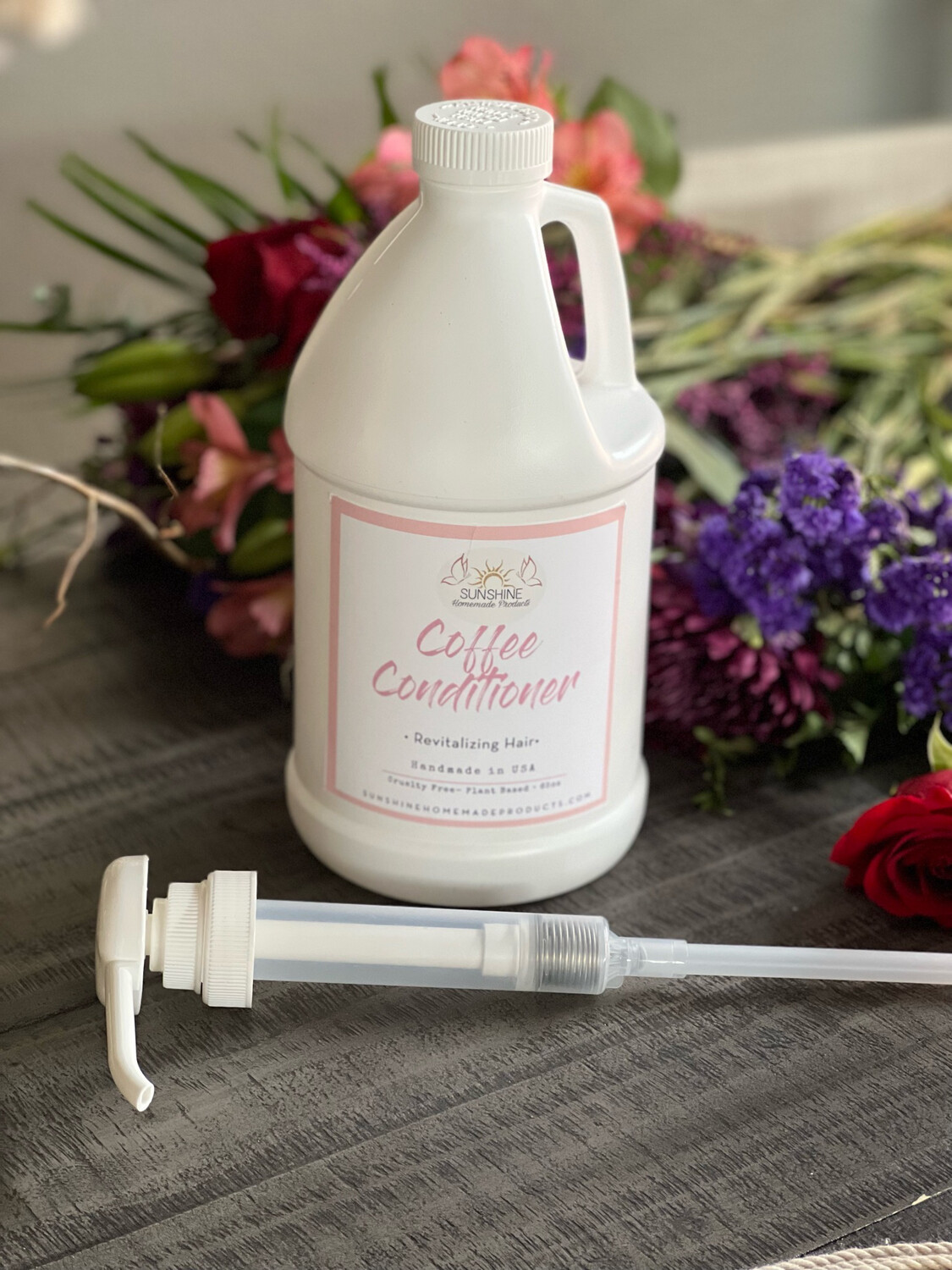 Coffee ☕️ 65 oz Conditioner Family Size with pump for easy refill