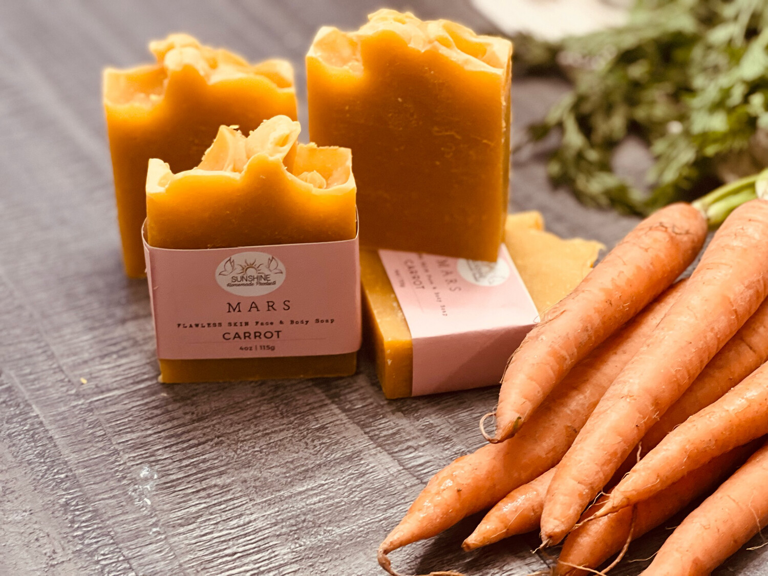 Mars  Carrot Face &amp; Body Soap