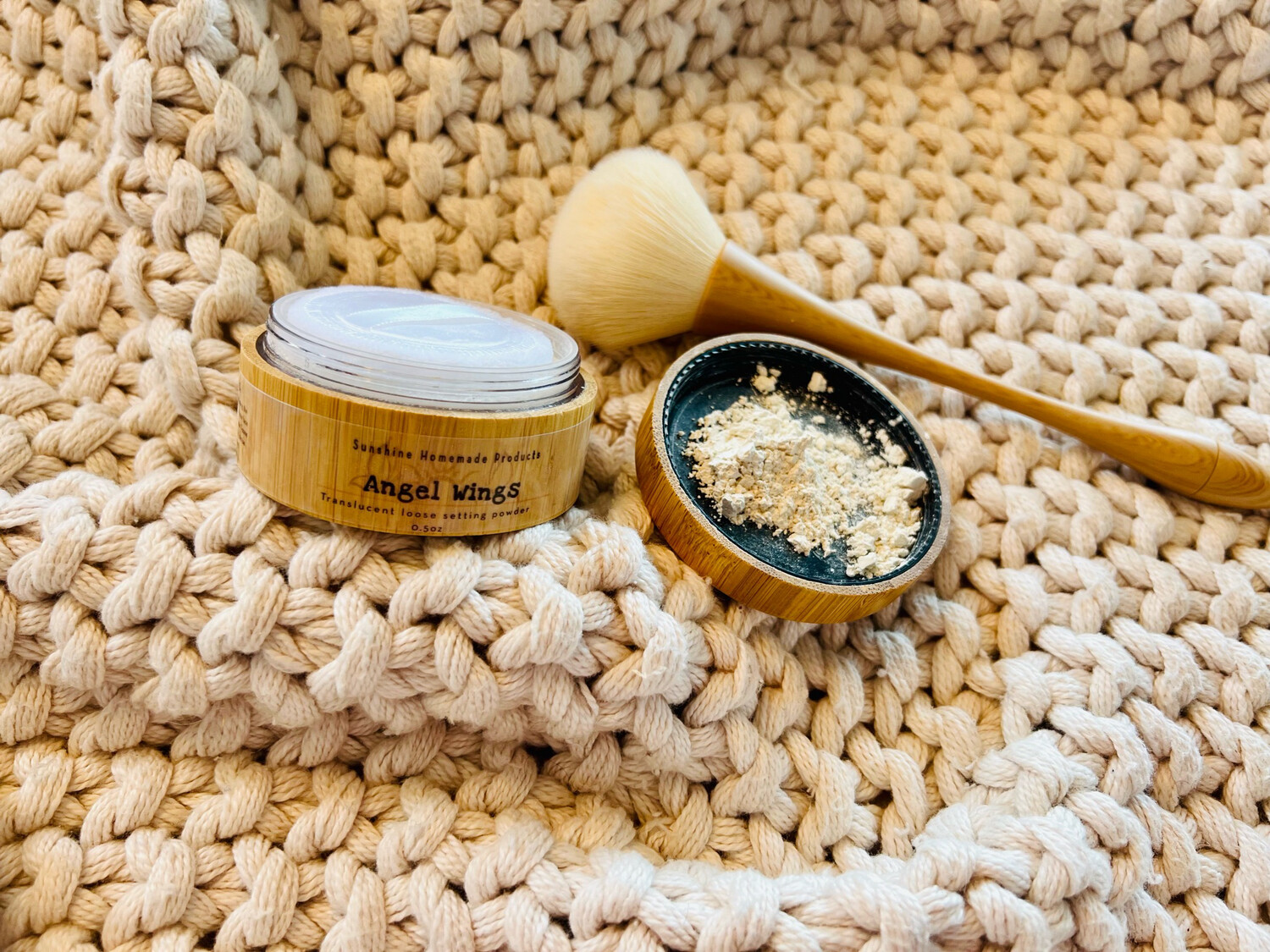 Ángel Wings Loose powder Universal with brush