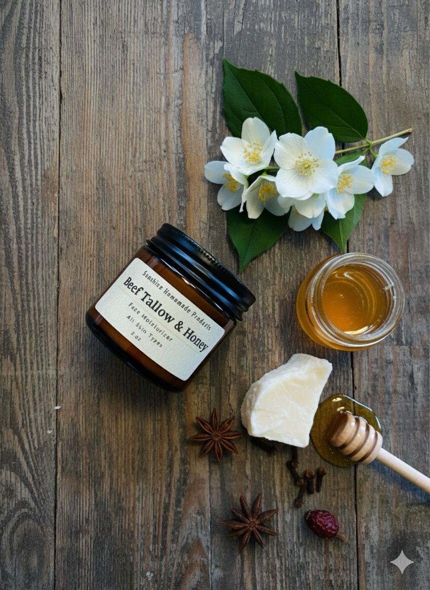 🍯 🐝  🐄 Beef Tallow &amp; Honey  Moisturizer (Manuka honey 🍯 and Beef Tallow)