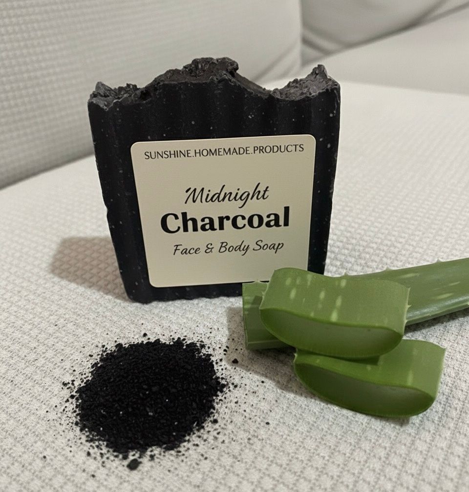 Midnight Charcoal Face and Body Soap (Midnight)
