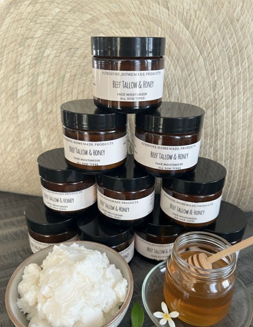 🍯 🐝  🐄 Beef Tallow &amp; Honey  Moisturizer (Manuka honey 🍯 and Beef Tallow)