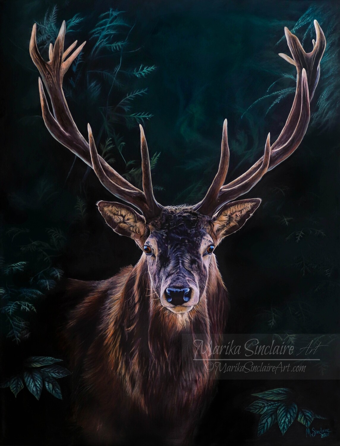 "Deer" Original painting "Deer" Original painting