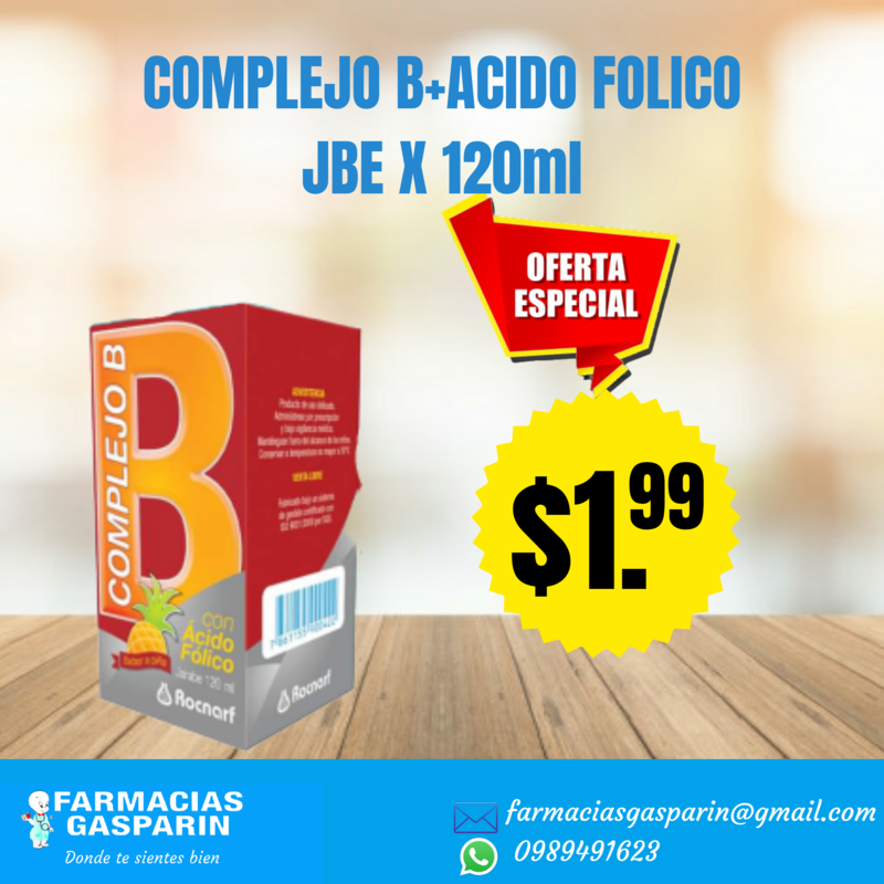 Complejo B Jbe x 120ml