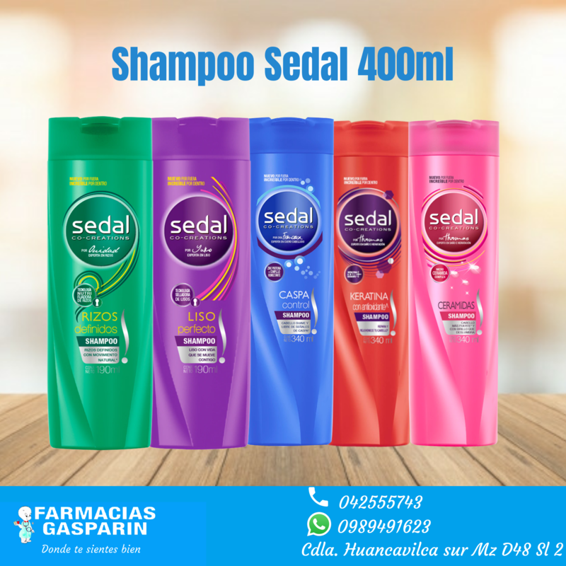 Shampoo Sedal x 340ml