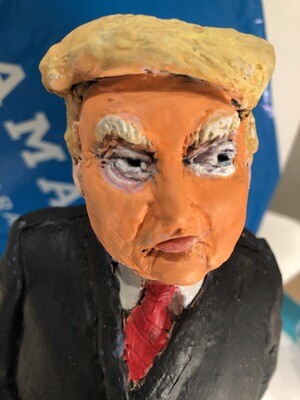 Clay Trump portraiture during election by John Tobin