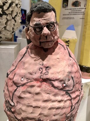 Bill Barr, Attorney General, Exposed Political Sculpture by John Tobin