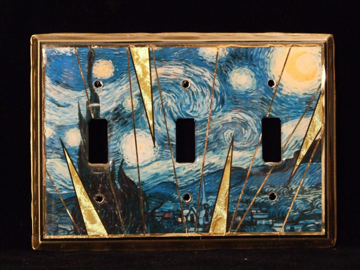 Van Gogh Starry Nite Switch Plate Van Gogh Starry Nite Switch Plate