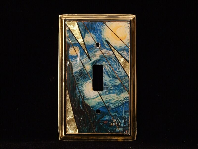Van Gogh Starry Night switchplate