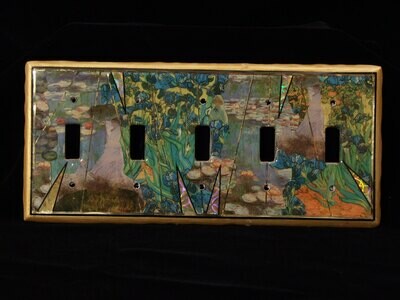 Monet- Van Gogh Impressionism Mega plate
