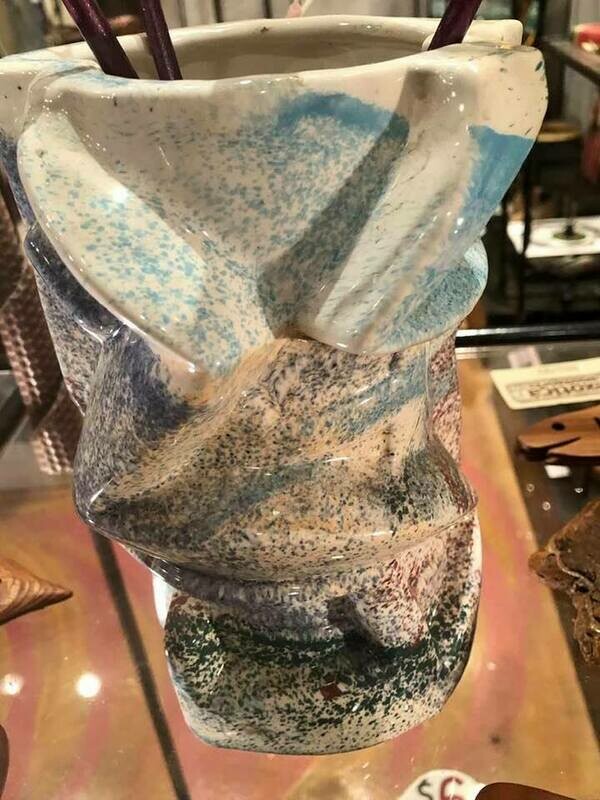 Aztec Abstract Vase - by Charles Nalle Aztec Abstract Vase - by Charles Nalle