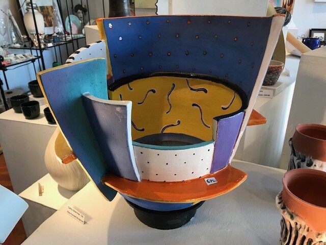 Abstract Picasso Sculpture Form Bowl- Cathy Sherman Abstract Picasso Sculpture Form Bowl- Cathy Sherman