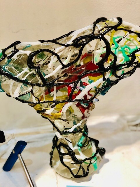 Tree Of Life Blown Glass by Steven Fellerman of Hawaii