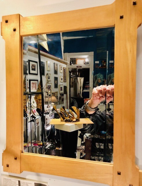 Handcrafted Wooden Mirror - Frame by Grant Kistler Handcrafted Wooden Mirror - Frame by Grant Kistler