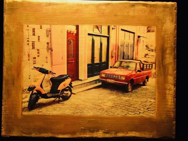 ​SOLD1 European Village scene on wood By Tunde Hidvegi​. ​SOLD1 European Village scene on wood By Tunde Hidvegi​.