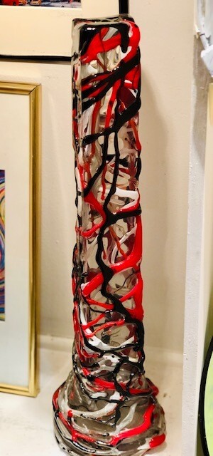 Red tower of the Inferno by Steven Fellerman Red tower of the Inferno by Steven Fellerman