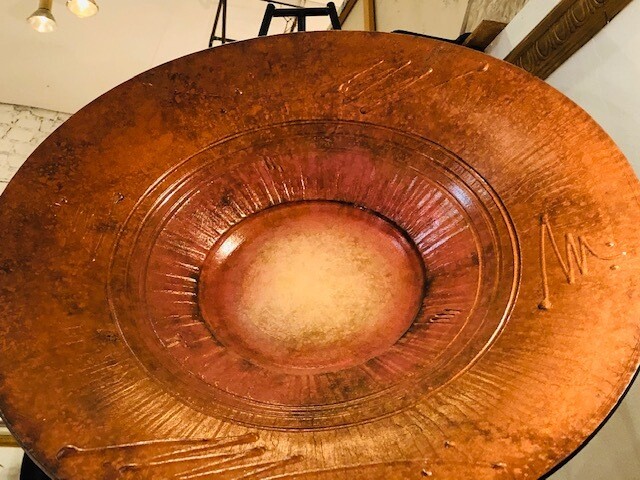 Sundial Ceramic Platter by Lee Hazelgrove Sundial Ceramic Platter by Lee Hazelgrove