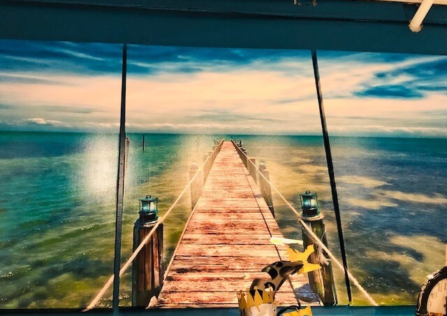 Bridge to Tropical Paradise Trip-tick by Zsuzsanna Luciano Bridge to Tropical Paradise Trip-tick by Zsuzsanna Luciano