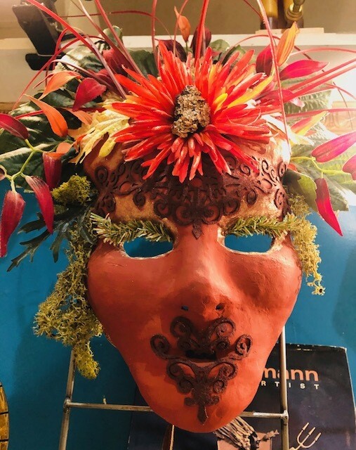 Handmade Mardigras Halloween Masks-By Laura Goetz Handmade Mardigras Halloween Masks-By Laura Goetz