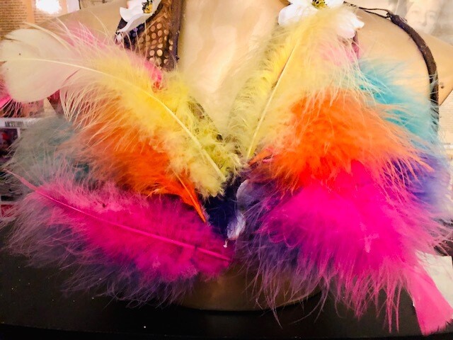 Multi-Feather Brassier by John T Crutchfield Multi-Feather Brassier by John T Crutchfield