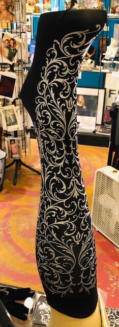 Polonova Silk/satin screen printed Burlesque gloves

hand made in san Franscisco