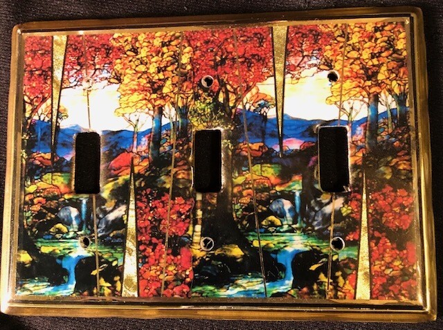 Tiffany Forrest Landscape in Gold